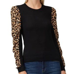 Veronica Beard Adler Mixed Media Sweater Size Small NWT